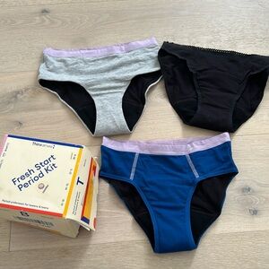 Brand new Thinx (BTWN) tween and teen period underware size 9-10